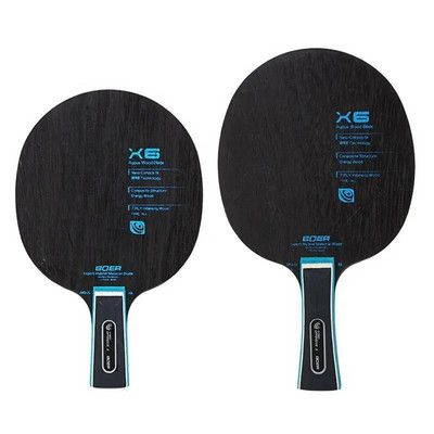 1Pcs Професионално острие за тенис на маса 7-слойна ракета за тенис на маса Основа Долна плоча Пинг-понг Paddle Bat Дълга къса дръжка