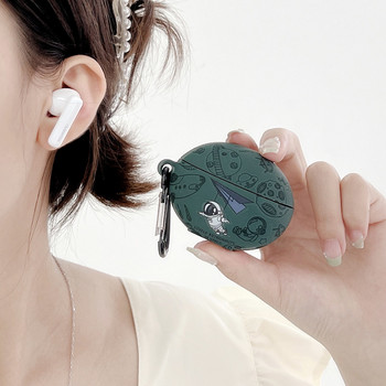 Калъф за слушалки за нов 2022 г. Huawei freebuds 5i Astronauts Spaceship кристален стикер Калъф за безжични Bluetooth слушалки за Huawei 5i