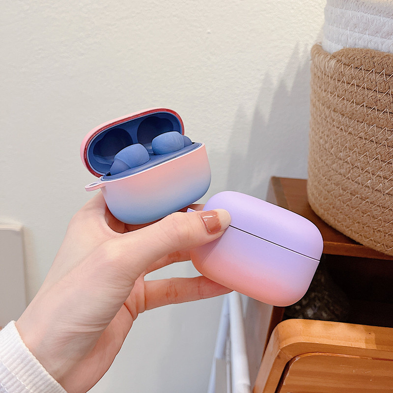 Gradijent slatkih boja za Sony LinkBuds S Case Matte Hard Shell Bluetooth bežične slušalice za nove Sony LinkBuds S