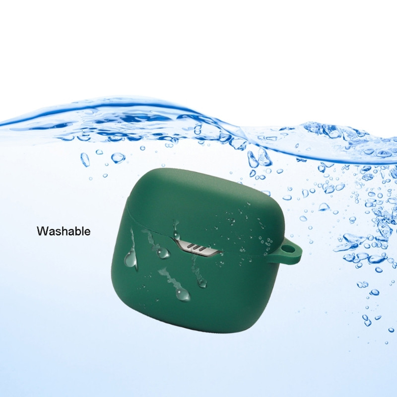 Silikona austiņu aizsargvāciņš priekš JBL Tune Flex Cover Triecienizturīgs apvalks, mazgājams korpuss Pretputekļu silikona uzmava