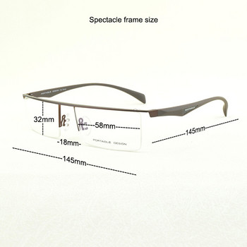 τετράγωνα γυαλιά ανδρικός σκελετός P8332 Ρετρό οπτική συνταγή Μυωπία Υπερμετρωπία Υπερελαφρύ μεγάλο κουτί Γυαλιά Οράσεως Ανδρικά Γυαλιά TR90