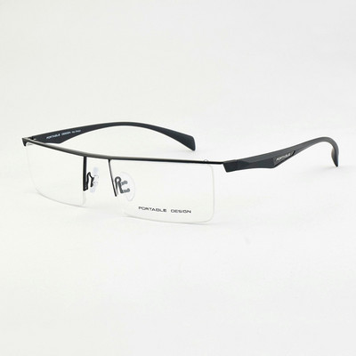 τετράγωνα γυαλιά ανδρικός σκελετός P8332 Ρετρό οπτική συνταγή Μυωπία Υπερμετρωπία Υπερελαφρύ μεγάλο κουτί Γυαλιά Οράσεως Ανδρικά Γυαλιά TR90