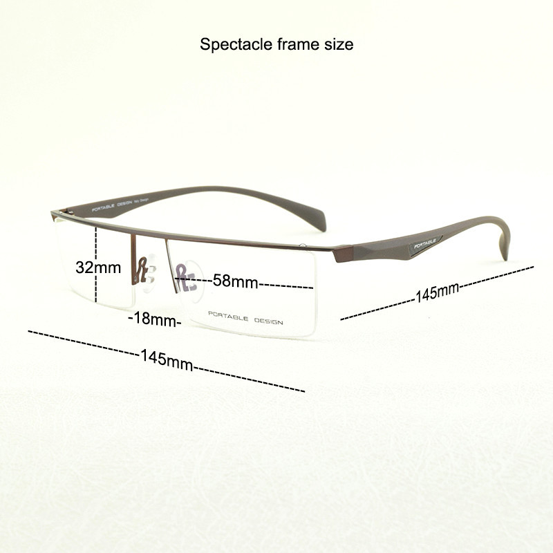 τετράγωνα γυαλιά ανδρικός σκελετός P8332 Ρετρό οπτική συνταγή Μυωπία Υπερμετρωπία Υπερελαφρύ μεγάλο κουτί Γυαλιά Οράσεως Ανδρικά Γυαλιά TR90