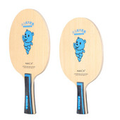 1vnt 5 sluoksnių vaikiškas stalo teniso ašmenų treniruoklis Purewood mielas žaidimo padelis FL CS trumpos ilgos rankenos vaikų stalo teniso treniruoklis