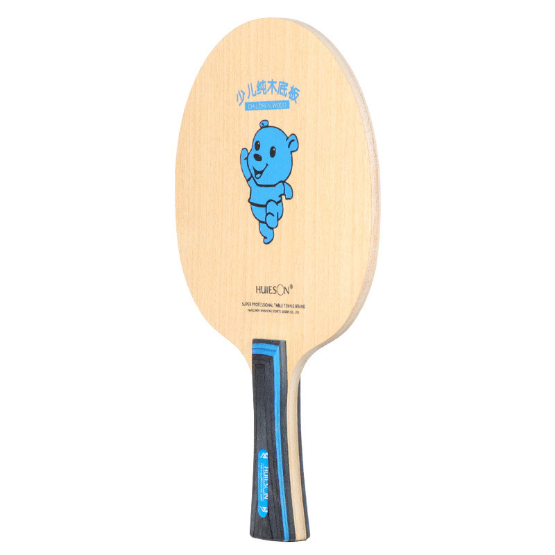 1vnt 5 sluoksnių vaikiškas stalo teniso ašmenų treniruoklis Purewood mielas žaidimo padelis FL CS trumpos ilgos rankenos vaikų stalo teniso treniruoklis