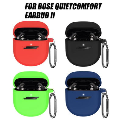 Boses védőtok QuietComfort Earbuds II szilikon védőburkolatú fülhallgató tok BOSE QC fülhallgatóhoz 2 porálló burkolat