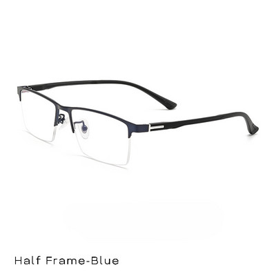 Kvadratni poslovni aluminijski muški okvir za dioptrijska stakla, okviri za naočale za kratkovidnost F9952