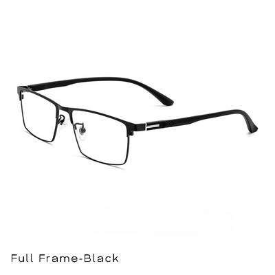 Kvadratni poslovni aluminijski muški okvir za dioptrijska stakla, okviri za naočale za kratkovidnost F9952