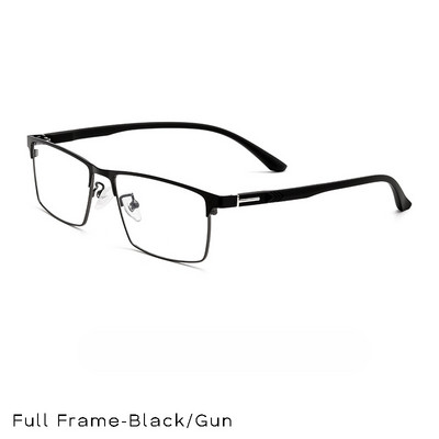 Kvadratni poslovni aluminijski muški okvir za dioptrijska stakla, okviri za naočale za kratkovidnost F9952