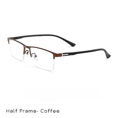 Kvadratni poslovni aluminijski muški okvir za dioptrijska stakla, okviri za naočale za kratkovidnost F9952