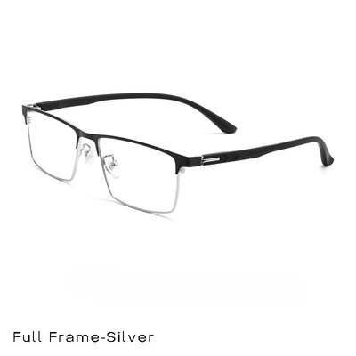 Kvadratni poslovni aluminijski muški okvir za dioptrijska stakla, okviri za naočale za kratkovidnost F9952