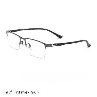 Kvadratni poslovni aluminijski muški okvir za dioptrijska stakla, okviri za naočale za kratkovidnost F9952