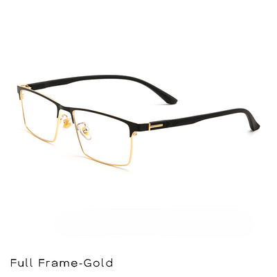 Kvadratni poslovni aluminijski muški okvir za dioptrijska stakla, okviri za naočale za kratkovidnost F9952