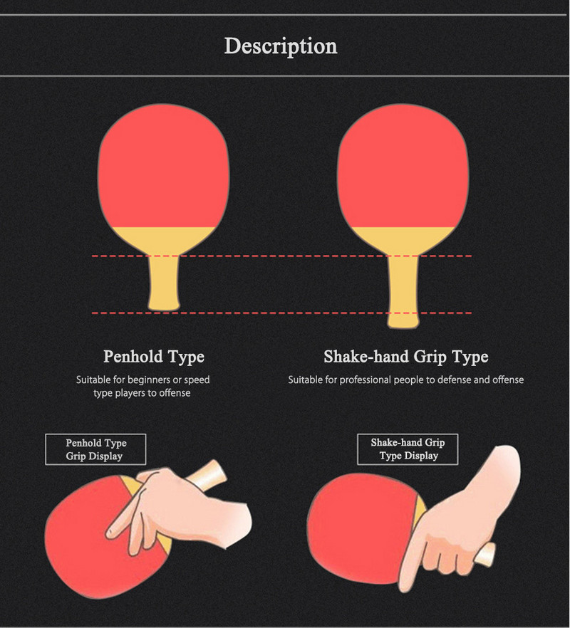 XL-9234 Boer Oštrica za stolni tenis Super lagana Oštrica za reket za stolni tenis Veslo za stolni tenis Bat Ping Pong Paddle