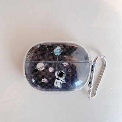 Χαριτωμένη προστατευτική θήκη ακουστικών λουλουδιών για Xiaomi Redmi Buds 3 Lite TWS Transparent Soft Buds 3 Pro 4 Earphone Charging Box