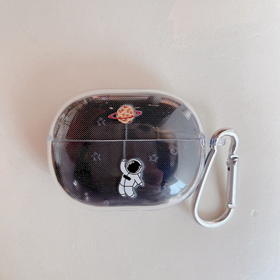 Χαριτωμένη προστατευτική θήκη ακουστικών λουλουδιών για Xiaomi Redmi Buds 3 Lite TWS Transparent Soft Buds 3 Pro 4 Earphone Charging Box