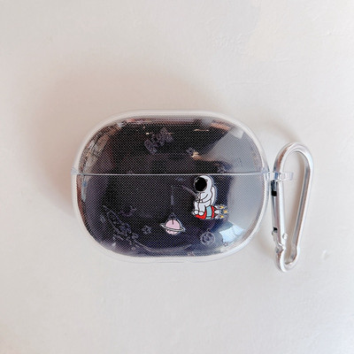 Χαριτωμένη προστατευτική θήκη ακουστικών λουλουδιών για Xiaomi Redmi Buds 3 Lite TWS Transparent Soft Buds 3 Pro 4 Earphone Charging Box