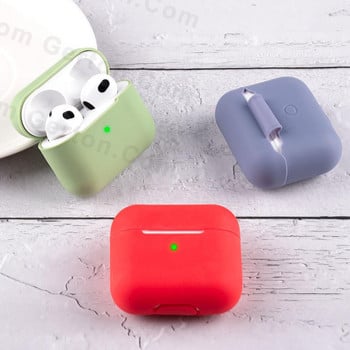 Мек силиконов калъф за Airpods 3 Cover Защитен калъф за безжични слушалки за Apple airpods 3 Generation Cover 2021 Shell Case