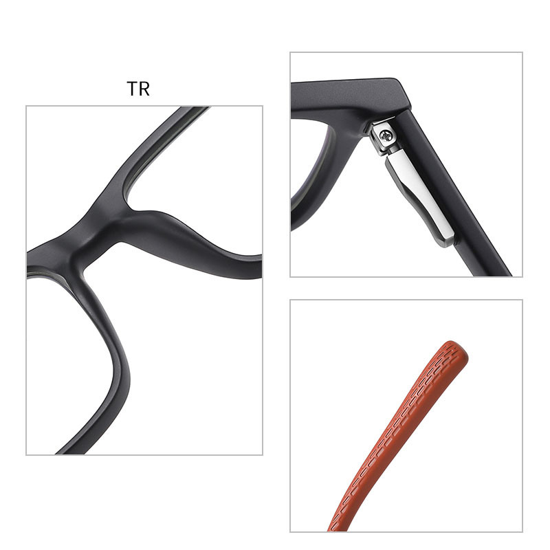 Naočale s plastičnim okvirom Novi dolazak Anti-Blue Ray Muški stil Pravokutne naočale s punim okvirom Retro optičke naočale Popularne prodaje