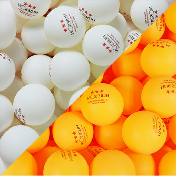 Huieson 3 звезди 40+ 2,8 г топки за тенис на маса 50 100 бр. Нов материал ABS пластмасови топки за пинг-понг Топки за тренировки по тенис на маса