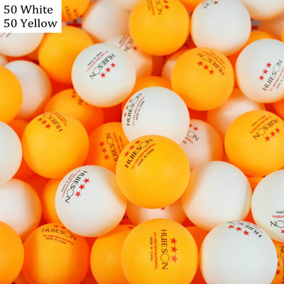 Huieson 3 Star 40+ 2,8g lauatennise pallid 50 100 tk Uus materjal ABS plastikust lauatennise pallid lauatennise treeningpallid
