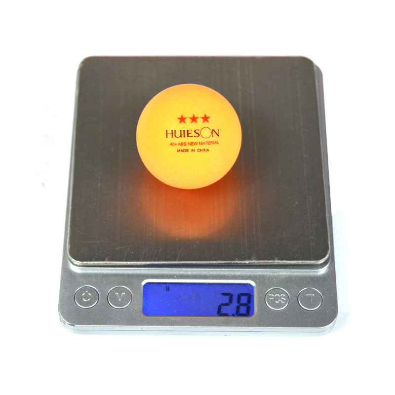 Huieson 3 Star 40+ 2,8g lauatennise pallid 50 100 tk Uus materjal ABS plastikust lauatennise pallid lauatennise treeningpallid