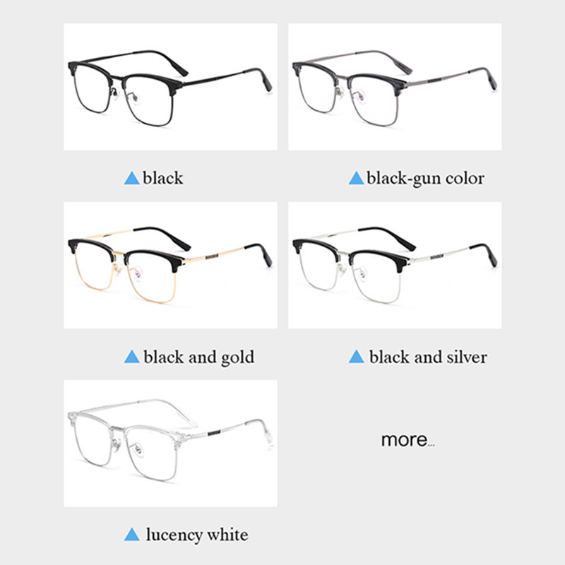 Optički okviri za naočale za muškarce, novi dolazak 2022., modne super lagane naočale od čistog titana, muške naočale s dioptrijom