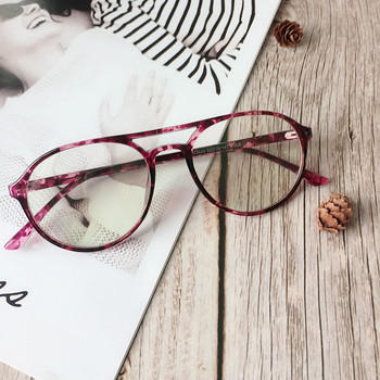 Vintage ρετρό στρογγυλά γυαλιά, επώνυμα σχεδιαστής γυναικείων γυαλιών μόδας ανδρών Οπτικά γυαλιά ματιών Σκελετός Clear Lens Eyewear