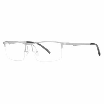 Γυαλιά με μεταλλικό σκελετό Half Rim για άντρες και γυναίκες Εξαιρετικά ελαφριά γυαλιά Myopia από κράμα αλουμινίου-μαγνήσιου