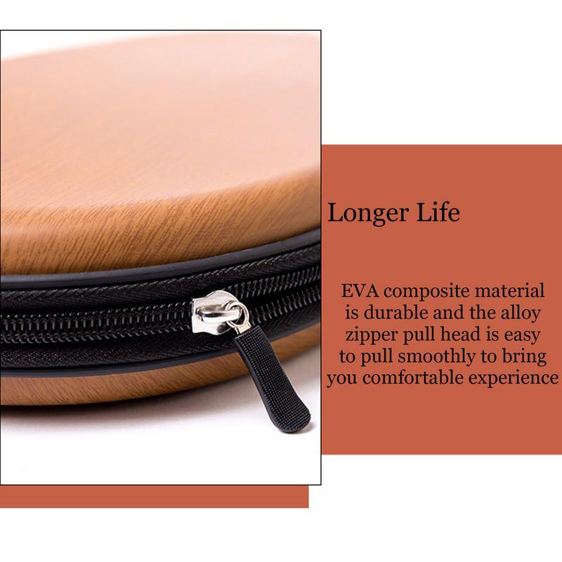 Asztalitenisz ütő tárolótáskák Pingpong Hard Shell tok Pingpong ütőkészlet Tök alakú hordozható asztalitenisz ütőhuzat