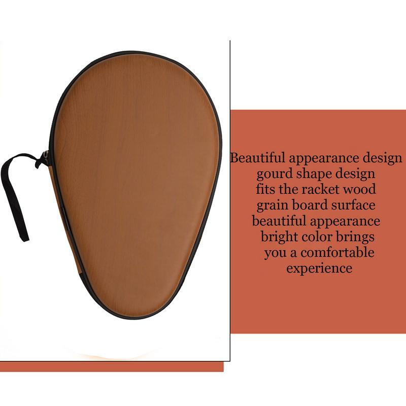 Asztalitenisz ütő tárolótáskák Pingpong Hard Shell tok Pingpong ütőkészlet Tök alakú hordozható asztalitenisz ütőhuzat