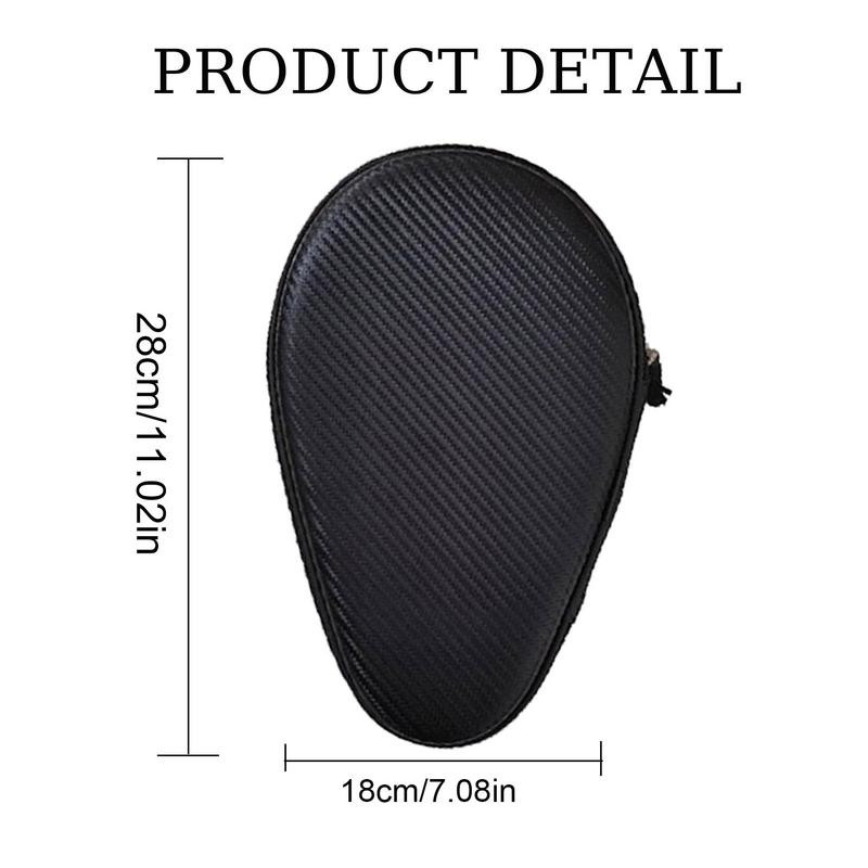 Asztalitenisz ütő tárolótáskák Pingpong Hard Shell tok Pingpong ütőkészlet Tök alakú hordozható asztalitenisz ütőhuzat