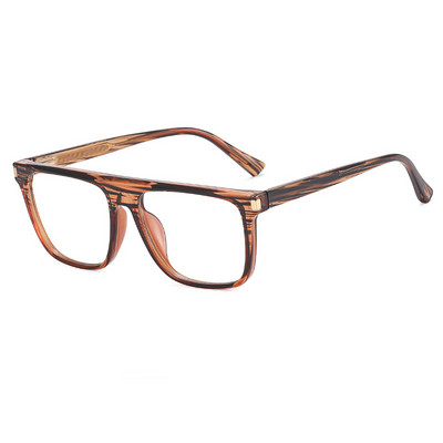 56640 Vintage Men Optical Spectacle Frame Grain of Wood Anti Blue γυαλιά υπολογιστή με άνοιξη μεντεσέδες συνταγογραφούμενα γυαλιά
