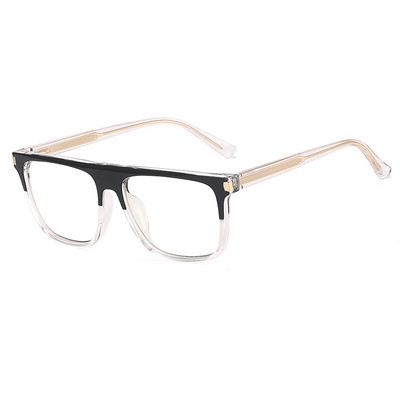 56640 Vintage Men Optical Spectacle Frame Grain of Wood Anti Blue γυαλιά υπολογιστή με άνοιξη μεντεσέδες συνταγογραφούμενα γυαλιά