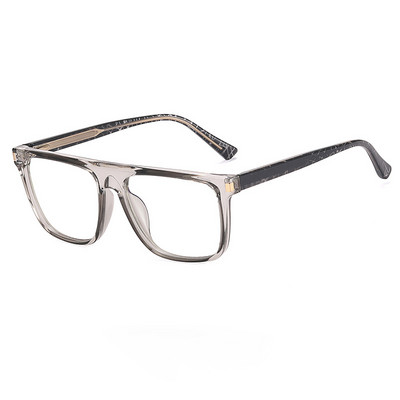 56640 Vintage Men Optical Spectacle Frame Grain of Wood Anti Blue γυαλιά υπολογιστή με άνοιξη μεντεσέδες συνταγογραφούμενα γυαλιά