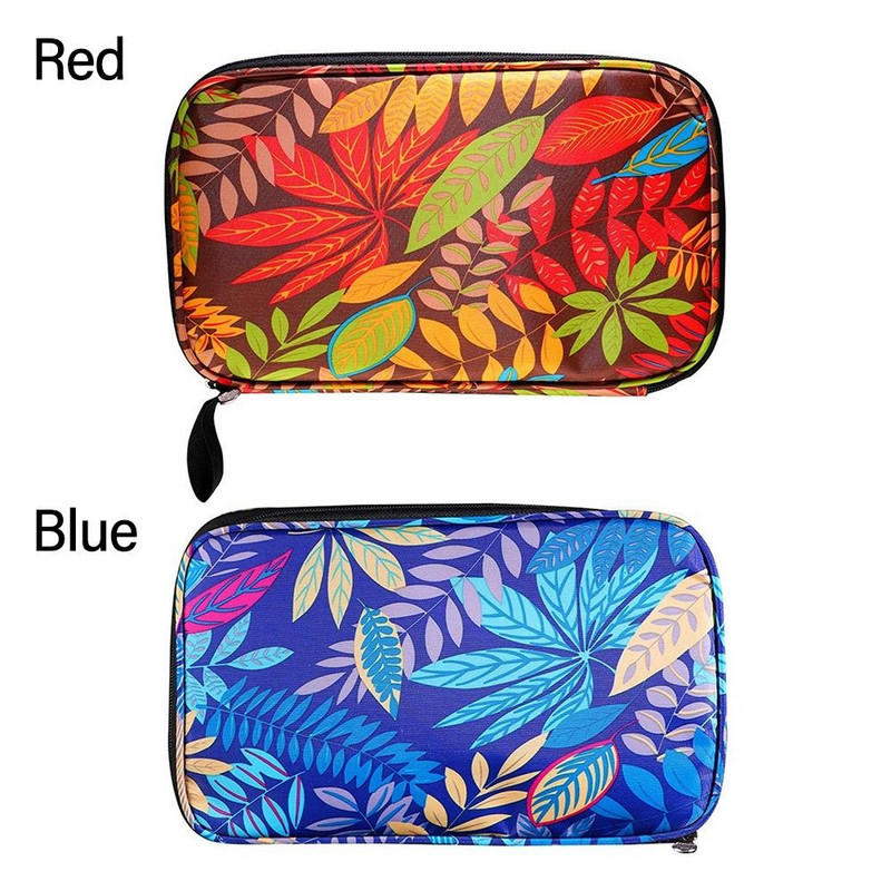 27,5x16,6 cm Sportske potrepštine Zaštitna navlaka Torbica za vesla za ping pong Listovi Uzorak Torba za rekete za stolni tenis s remenom