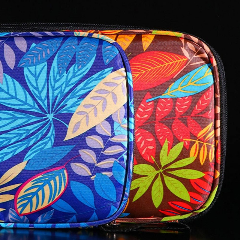 27,5x16,6 cm Sportske potrepštine Zaštitna navlaka Torbica za vesla za ping pong Listovi Uzorak Torba za rekete za stolni tenis s remenom