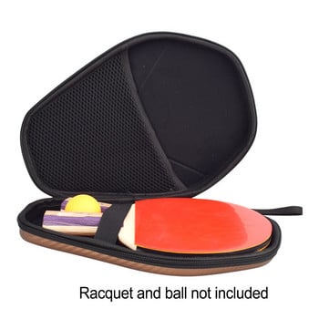 Калъф за ракети за тенис на маса Pingpong Paddle Чанта за съхранение Водоустойчива преносима чанта за 2 Pingpong Paddle Bat Оборудване за тенис на маса