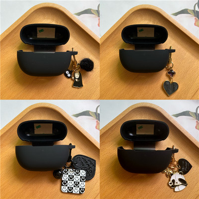 Honor Earbuds X3i/X3lite szilikon védőburkolat kulcstartóval, vezeték nélküli fejhallgató védő ütésálló Honor fülhallgatóhoz X3
