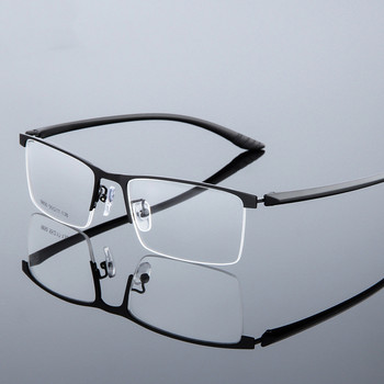 Υπερμεγέθη Ανδρικά Γυναικεία Ορθογώνια Γυαλιά Οράσεως Μεταλλικά Συνταγογραφούμενα Γυαλιά Σκελετός για Οπτικούς Φακούς Μυωπία Πρεσβυωπία