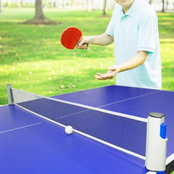 Преносими мрежи за тенис на маса, прибиращи се стелажи за тенис на маса, регулируеми инструменти, инструменти за домашен спорт на открито Тренажор за тенис на маса