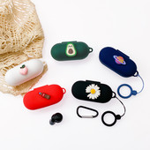 Κάλυμμα ακουστικών DIY Cartoon για θήκη Sony WF-C500 με Αξεσουάρ θήκης σιλικόνης Ασύρματο κουτί ακουστικών Bluetooth με κορδόνι