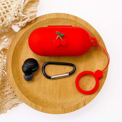 Κάλυμμα ακουστικών DIY Cartoon για θήκη Sony WF-C500 με Αξεσουάρ θήκης σιλικόνης Ασύρματο κουτί ακουστικών Bluetooth με κορδόνι