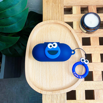 Animacinis silikoninis apsauginis dėklas, skirtas Sony WF-C500 su dirželiu belaidžio Bluetooth ausinių dėžutės silikono dėklo priedais