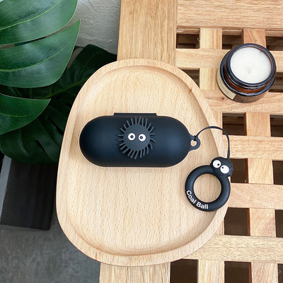 Animacinis silikoninis apsauginis dėklas, skirtas Sony WF-C500 su dirželiu belaidžio Bluetooth ausinių dėžutės silikono dėklo priedais