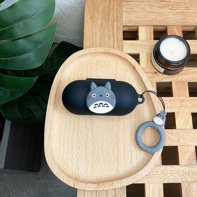 Animacinis silikoninis apsauginis dėklas, skirtas Sony WF-C500 su dirželiu belaidžio Bluetooth ausinių dėžutės silikono dėklo priedais