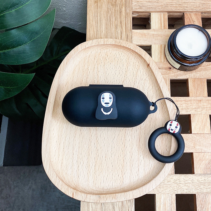 Animacinis silikoninis apsauginis dėklas, skirtas Sony WF-C500 su dirželiu belaidžio Bluetooth ausinių dėžutės silikono dėklo priedais