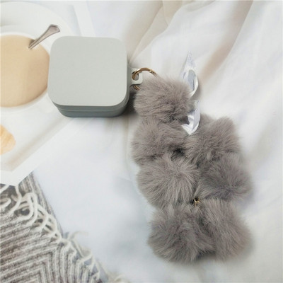 Mielas vynuogių pliušinis pakabukas silikoninis aukštos kokybės dėklas skirtas Xiaomi Mi Air2 SE Bluetooth ausinių dėklo dangtelis su raktų pakabuku