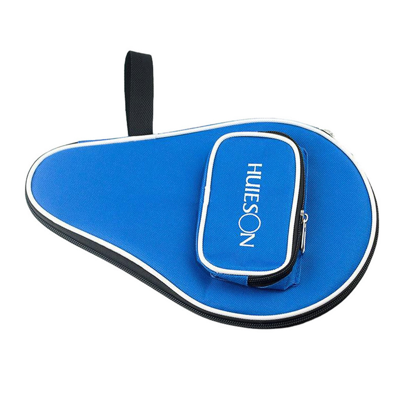 Stalo teniso raketės dėklas su išoriniu užtrauktuku Profesionalus Oksfordo moliūgo formos 3 kamuoliukų krepšiai Organizatorius Didelės talpos krepšys