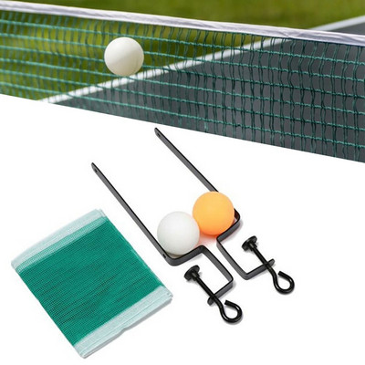 Комплект поддръжка Net Ping Tennis With Balls Trainning Pong Equipment Mesh Professional Simple Table Sports 2 Standard Portable